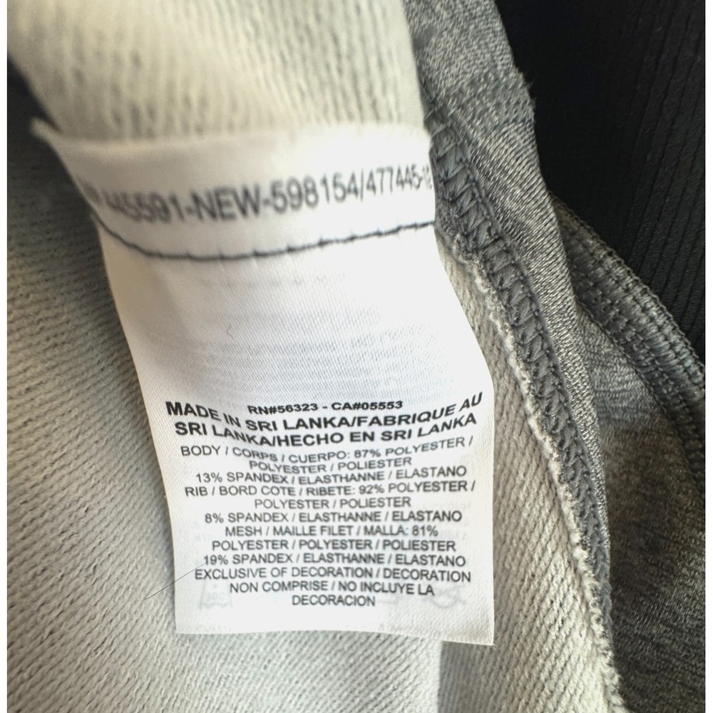 Nike Pro Hyperwarm Pullover 1/2 Zip Athletic Running Top Grey/Black Women's Med - Picture 7 of 8